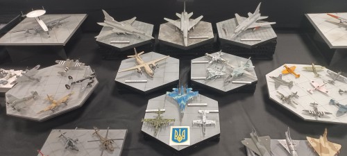 New for the show - the Ukraine grouping again featured old and new toolings - two Litaki and one Minicraft Tu-22 Backfires